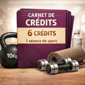 Carnet 6 crédits