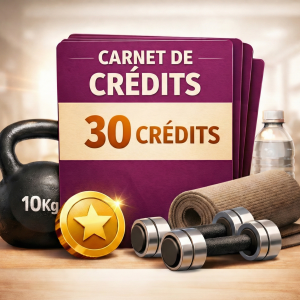 Carnet 30 crédits